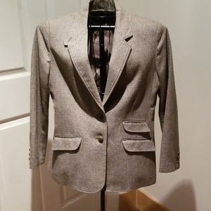 Tweed blazer,  2 button,  fully lined